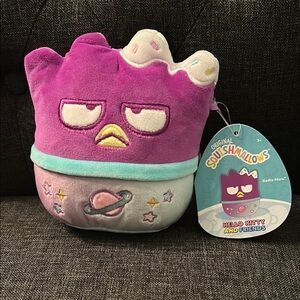 NWT Squishmallows Badtz-Maru Purple Plush Toy Hello Kitty and Friends 5”